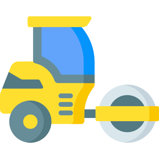 Road roller Special Flat icon