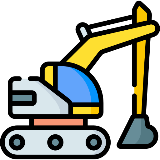 escavatore Special Lineal color icona