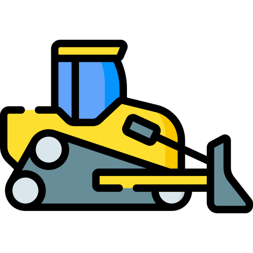 bulldozer Special Lineal color icona