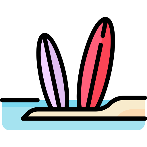 サーフボード Special Lineal color icon