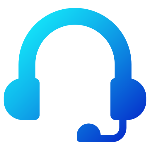 auriculares Generic gradient fill icono