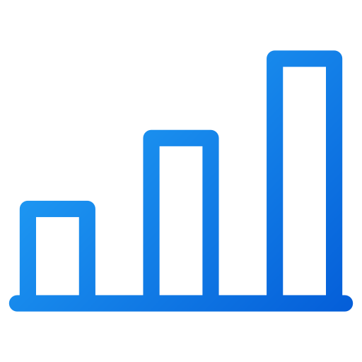 estadística Generic gradient outline icono
