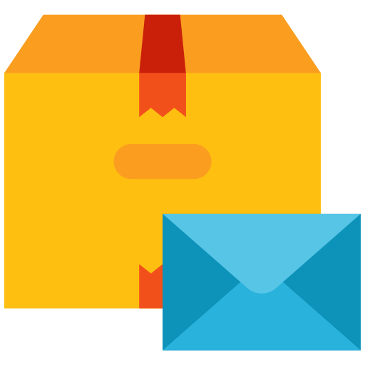 Postal delivery Generic color fill icon