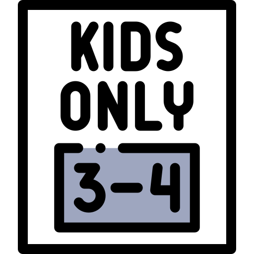 Kids only Detailed Rounded Lineal color icon