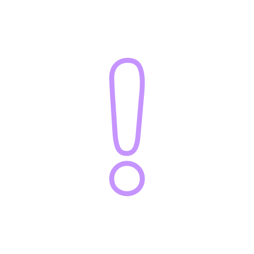 Exclamation Generic color outline icon