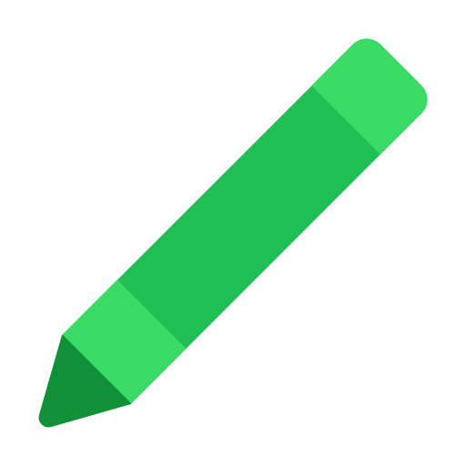 Crayon Generic color fill icon