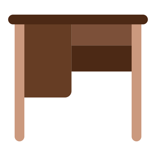 mesa do professor Generic color fill Ícone