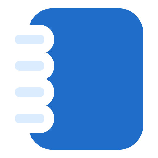 notizbuch Generic color fill icon