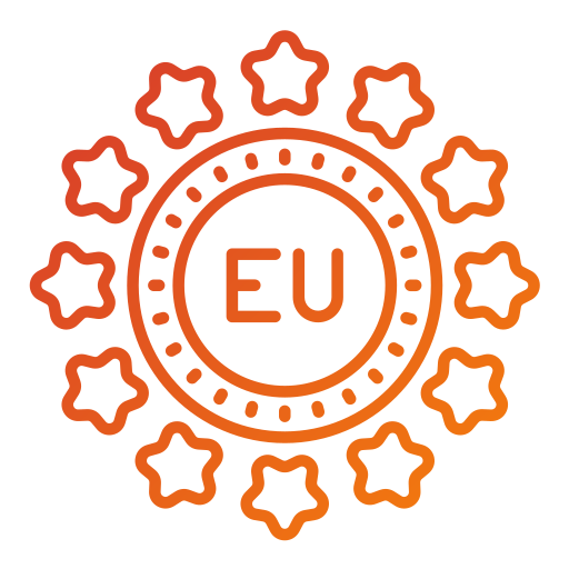 Евросоюз Generic gradient outline иконка