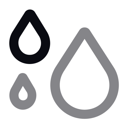 kropla wody Generic color outline ikona