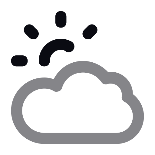 Partly cloudy Generic color outline icon