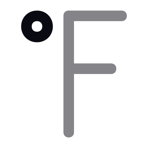 Fahrenheit Generic color outline icon
