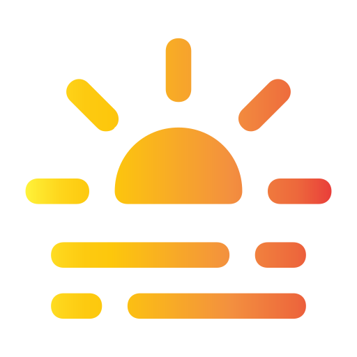 polvo solar Generic gradient fill icono