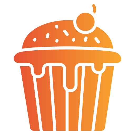 cupcake Generic gradient fill icon