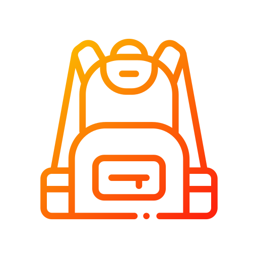 Student bag Generic gradient outline icon