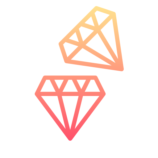 diamante Generic gradient outline Ícone