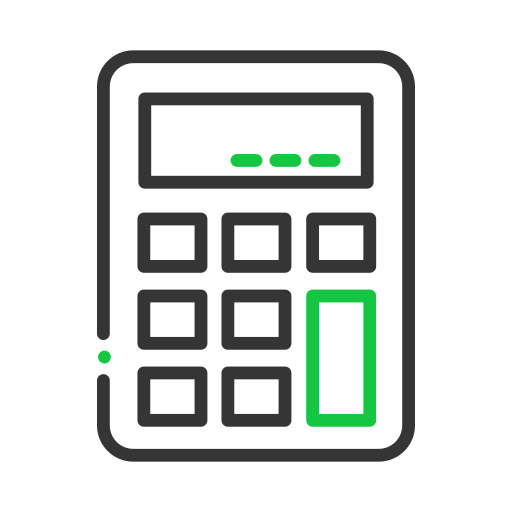 Calculator Generic color outline icon