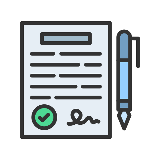 Agreement Generic color lineal-color icon