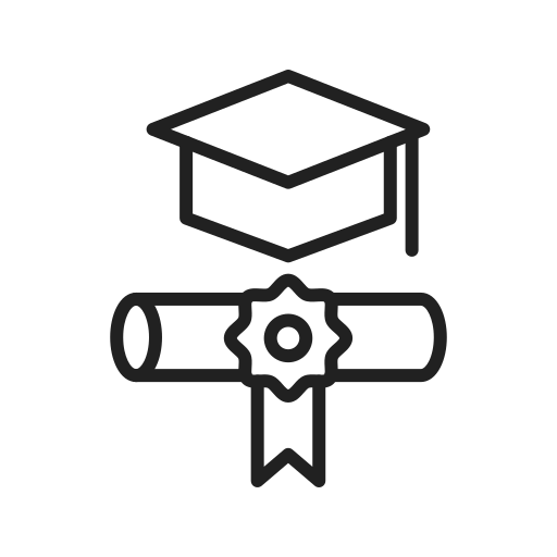 diplom Generic black outline icon