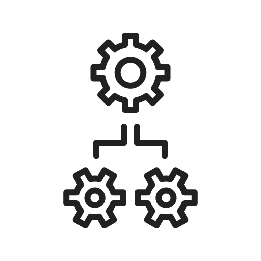 Gear Generic black outline icon