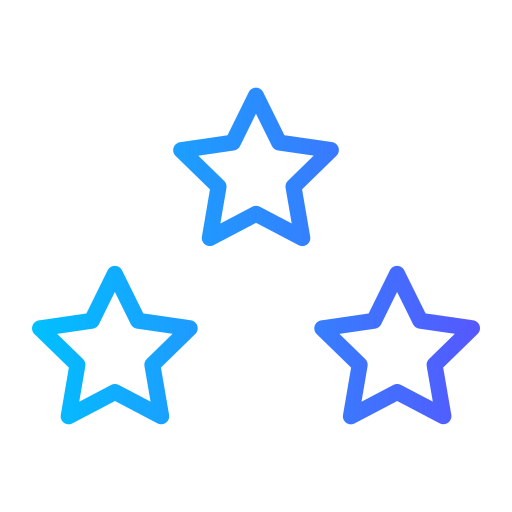 gwiazda Generic gradient outline ikona