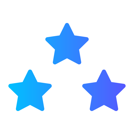 gwiazda Generic gradient fill ikona