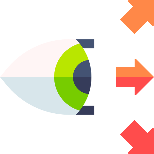 視力 Basic Straight Flat icon