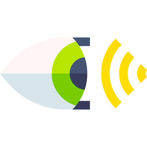 視力 Basic Straight Flat icon