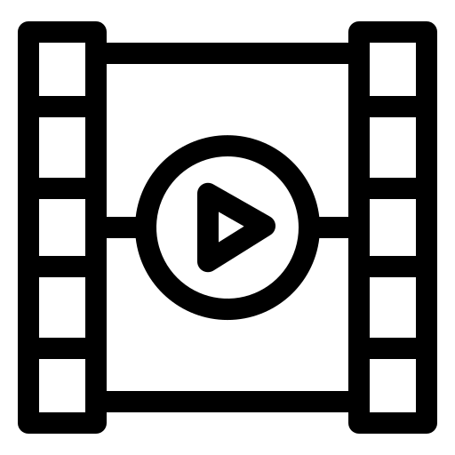 映画リール Generic black outline icon