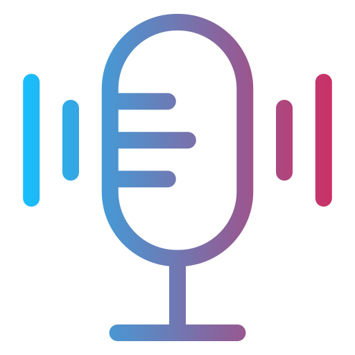 Микрофон Generic gradient outline иконка