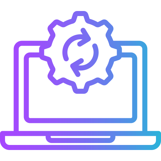 geautomatiseerd proces Generic gradient outline icoon