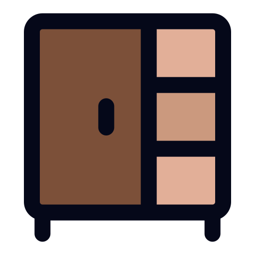kleiderschrank Generic color lineal-color icon