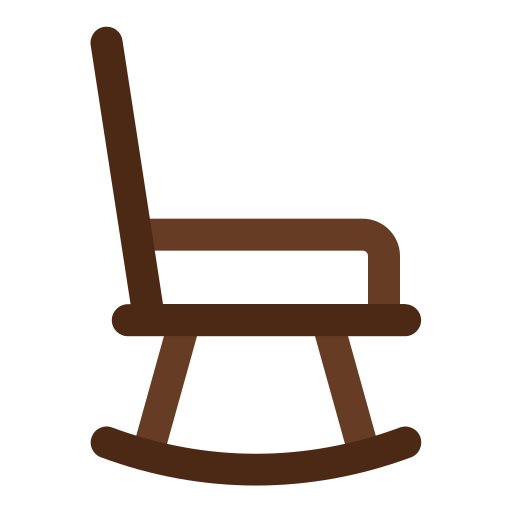bujane krzesło Generic color fill ikona
