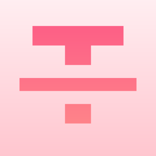 lettergrootte Generic gradient fill icoon