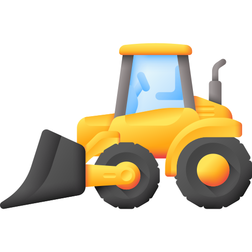 rad-bulldozer 3D Color icon