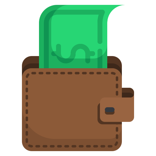 Wallet Generic color fill icon