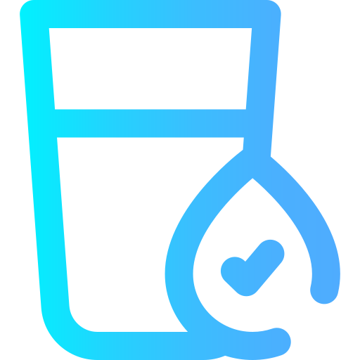水を飲む Super Basic Omission Gradient icon