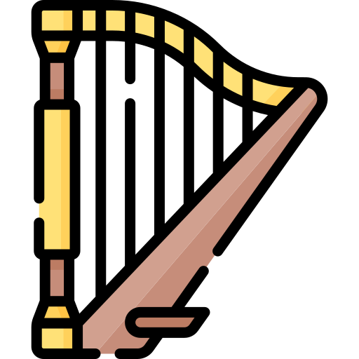 harfa Special Lineal color ikona