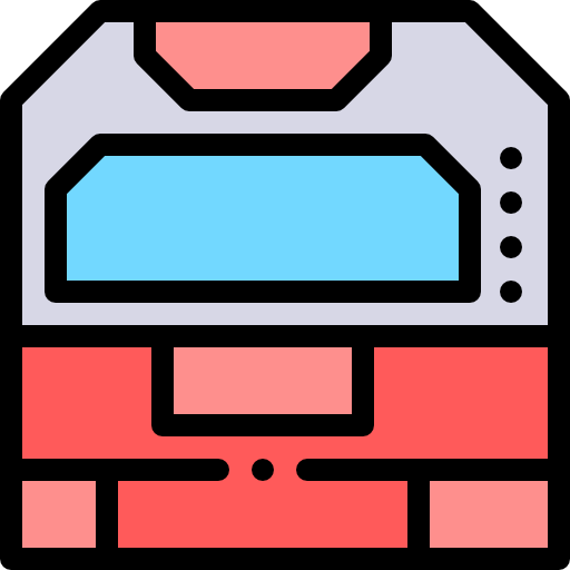 Machine Detailed Rounded Lineal color icon