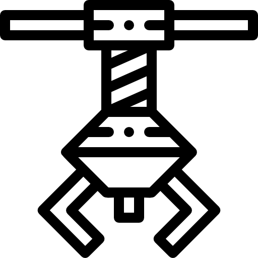 Портовый кран Detailed Rounded Lineal иконка