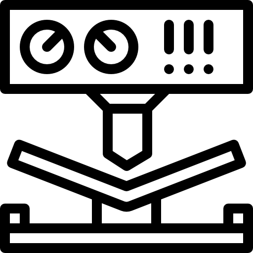 굽힘 Detailed Rounded Lineal icon