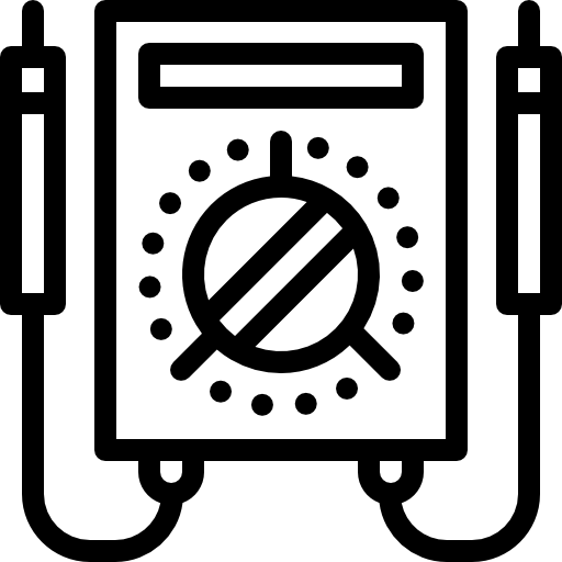 multímetro Detailed Rounded Lineal icono