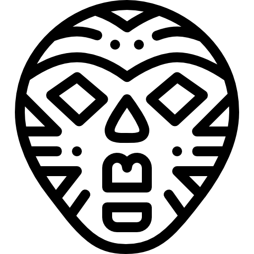 maschera Detailed Rounded Lineal icona