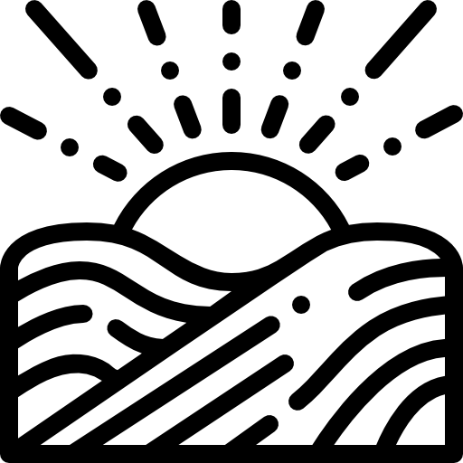 太陽 Detailed Rounded Lineal icon