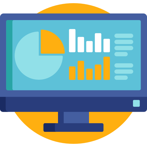 netz analyse Detailed Flat Circular Flat icon