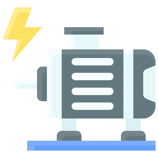 電気モーター Generic color fill icon