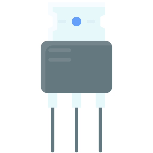 transistor Generic color fill Icône