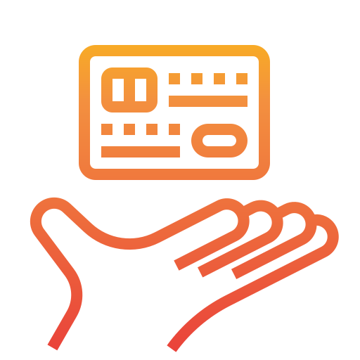 Debit card itim2101 Gradient icon