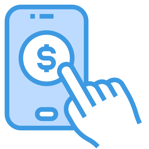 paiement mobile itim2101 Blue Icône