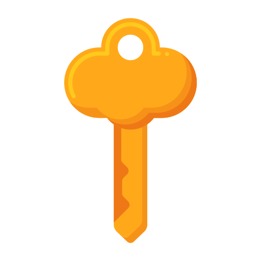 sleutel Flaticons Flat icoon